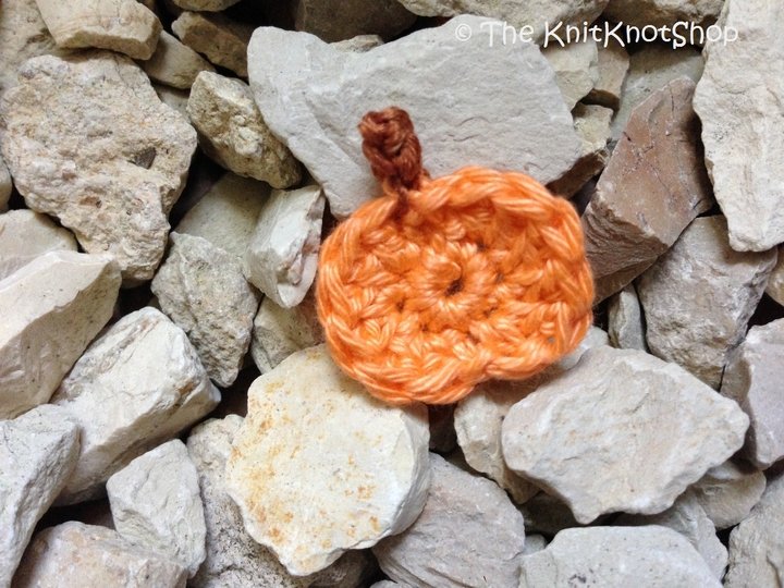 PDF Häkelanleitung Applikation oder Streudeko Kürbis