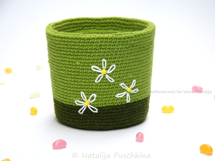 Süße Körbchen ‚Kaninchen‘ - Häkelanleitung