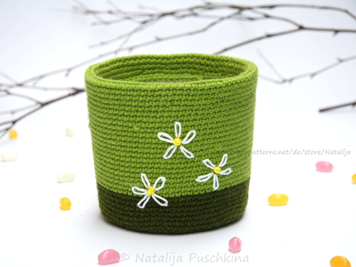 Süße Körbchen ‚Kaninchen‘ - Häkelanleitung