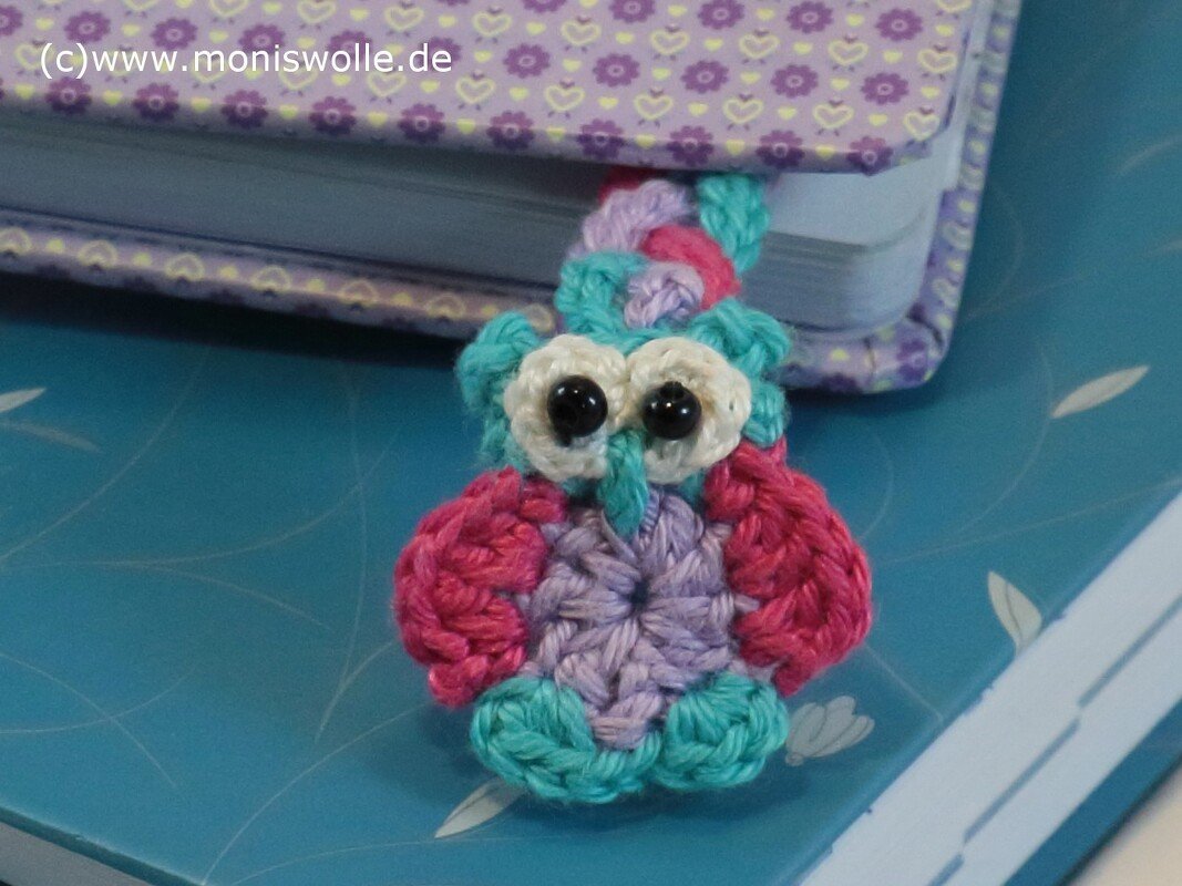 Crochet instruction - Bookmark owl "Athene" gift idea - Image 10