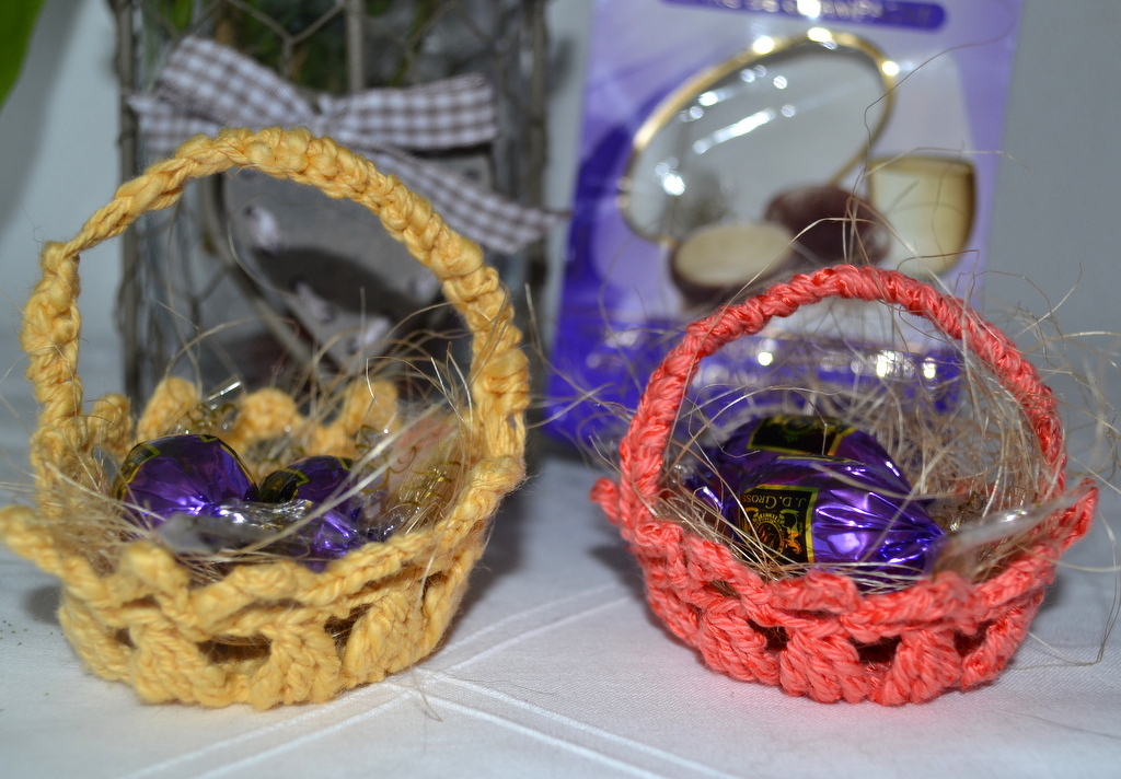 Osterdeko * Häkelkörbchen * Geschenk