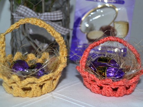 Osterdeko * Häkelkörbchen * Geschenk