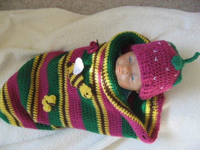 Mützen für das erste Fotoshooting 0 - 3 Monate, Kopfumfang 39 - 41 cm - Bild 3