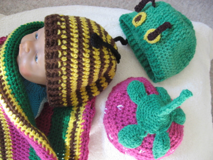 Mützen für das erste Fotoshooting 0 - 3 Monate, Kopfumfang 39 - 41 cm