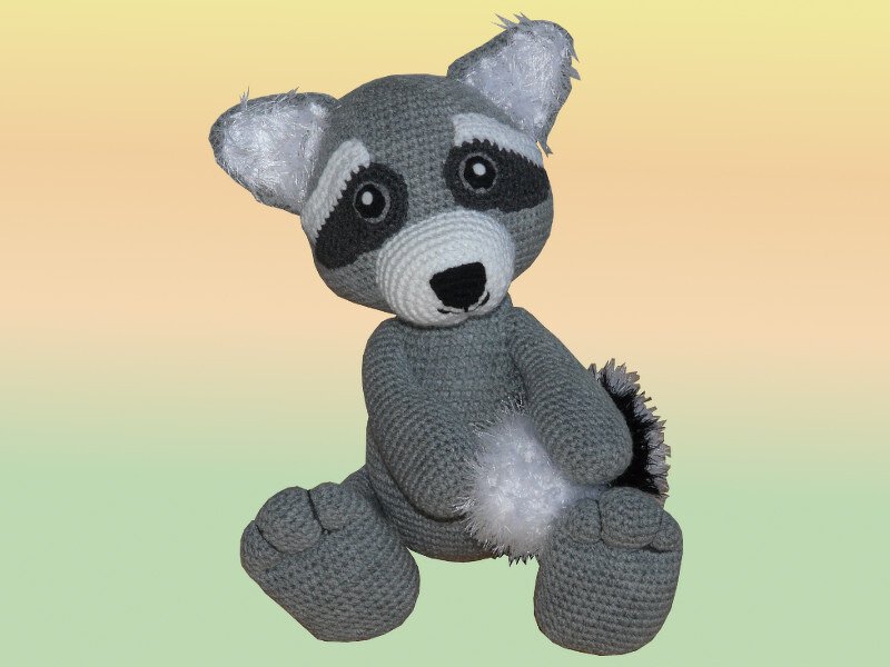 Häkelanleitung Twinky der Waschbär XXL - Bild 4