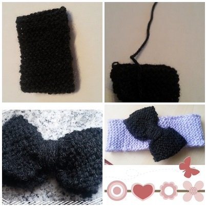 Strickanleitung Babystirnband bis 8 Monate