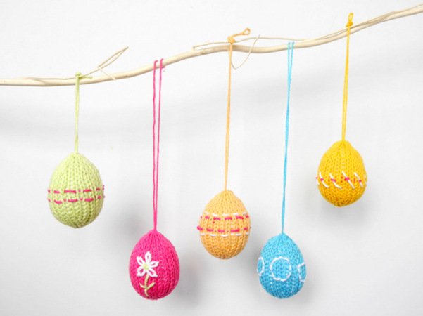 Knitting Pattern - Easter Eggs Shell #2 - No.136E