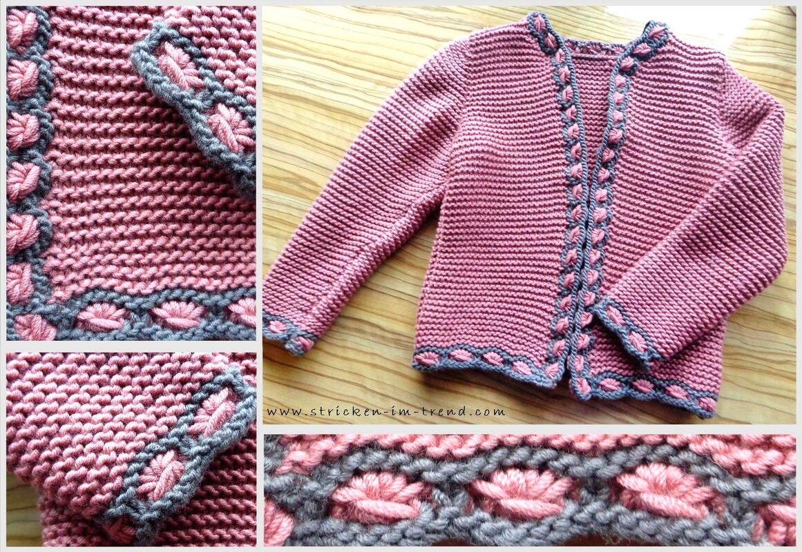 Strickanleitung für Mädchenweste / Mädchenjanker | Baby AlpenChic Trachten*janker*