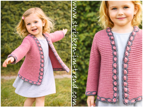 Knitting Pattern Girls Vest / Jacket | Traditional Trachten BabyAlpenChic