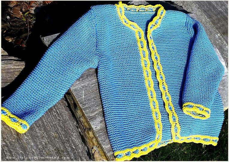 Knitting Pattern Girls Vest / Jacket | Traditional Trachten BabyAlpenChic