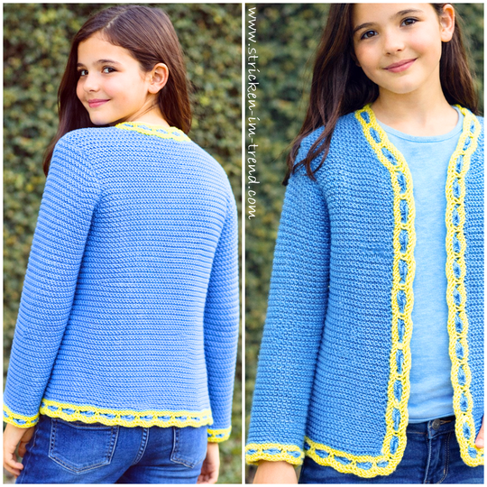 Knitting Pattern Girls Vest / Jacket | Traditional Trachten BabyAlpenChic