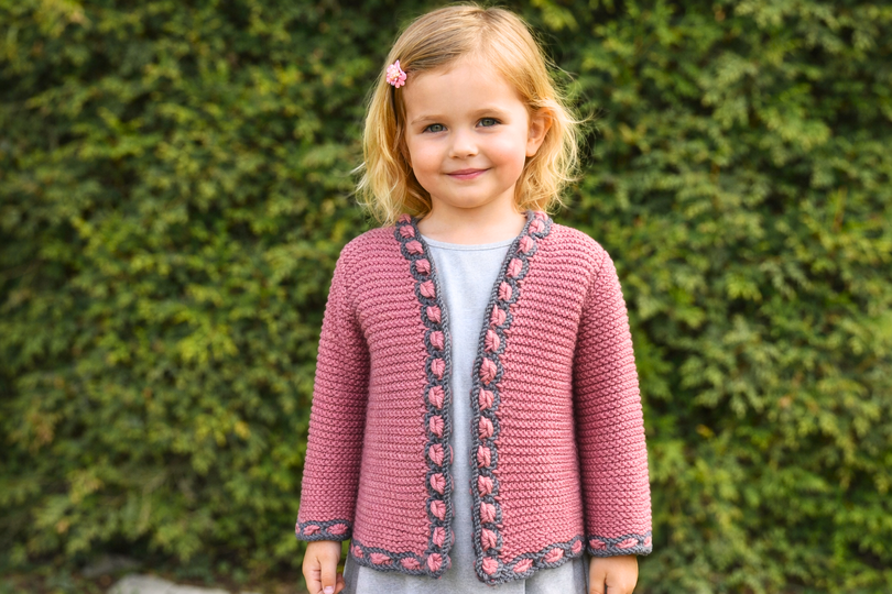 Knitting Pattern Girls Vest / Jacket | Traditional Trachten BabyAlpenChic