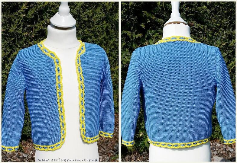 Knitting Pattern Girls Vest / Jacket | Traditional Trachten BabyAlpenChic