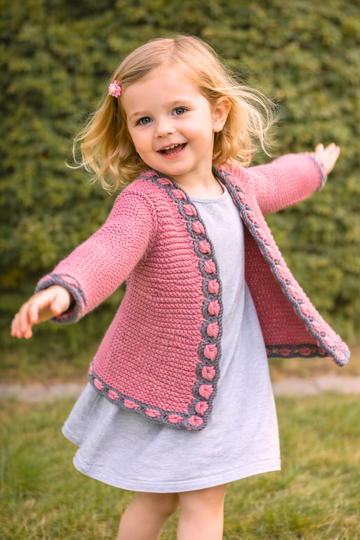 Knitting Pattern Girls Vest / Jacket | Traditional Trachten BabyAlpenChic