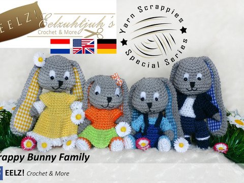 Scrappy Bunny Family - Deutsch