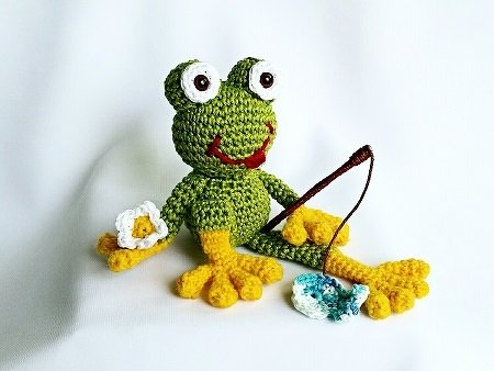 Ferdinand Frosch - Häkelanleitung