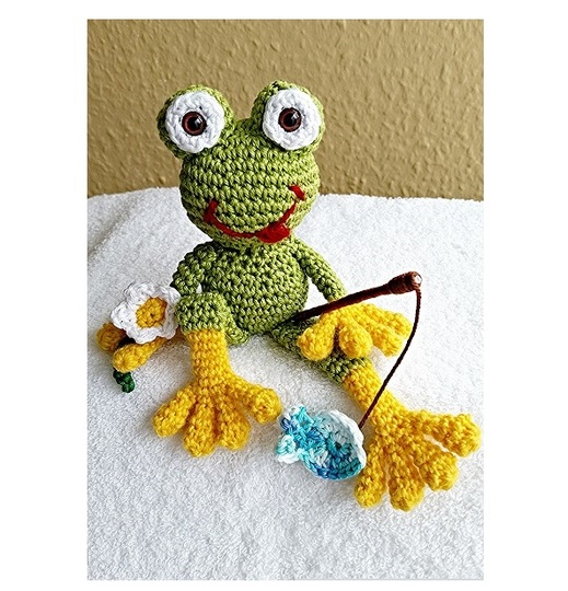 Ferdinand Frog - Amigurumi Crochet Pattern