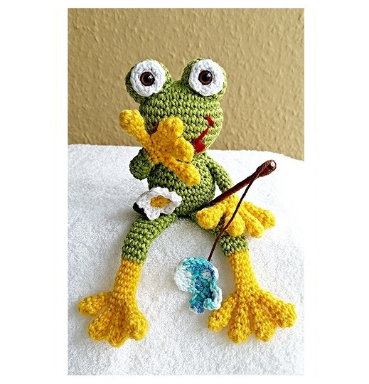 Ferdinand Frosch - Amigurumi Häkelanleitung