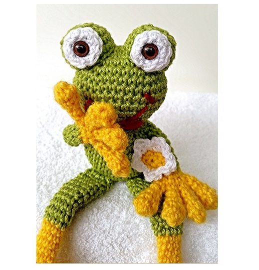 Ferdinand Frosch - Amigurumi Häkelanleitung