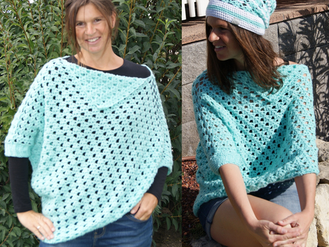 Poncho Summer Style, Gr. 36 - 42