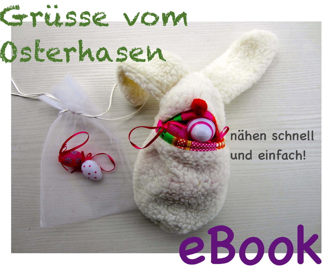  EiWeih - E-Book Puppe Monster Hase Nikolaus Utensilo Beutel Tasche Kostenlose Nähanleitung mit Schnittmuster handmade with Love von firstloungeberlin