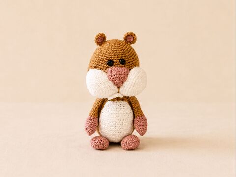 Titel (max. 75 Zeichen): Häkelanleitung Hamster Humphrey Amigurumi