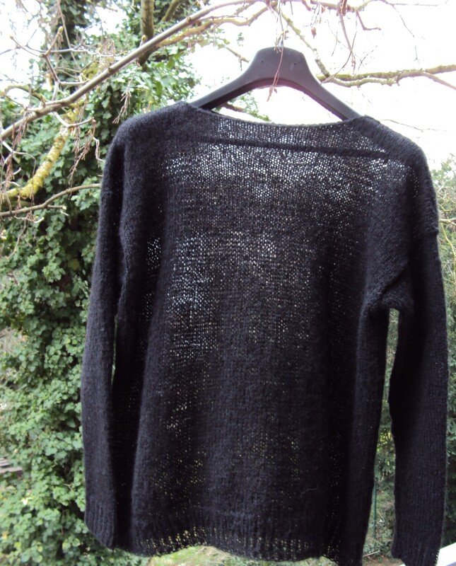 Transparenter Pullover aus Alpaka in Einheitsgröße - Bild 5