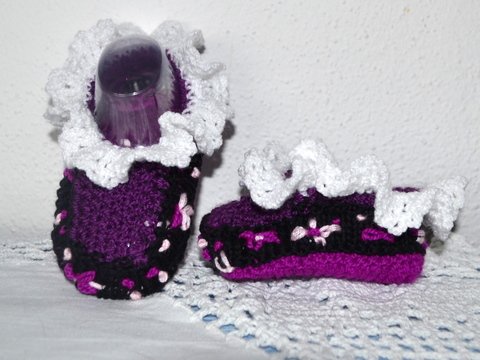 Schühchen * Strickanleitung * 2 Größen