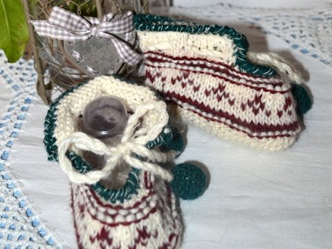 Baby Schuh * Strickanleitung