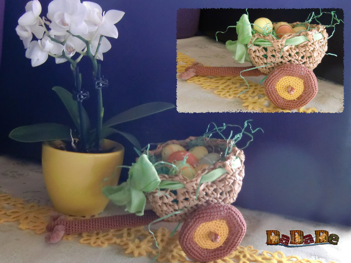 Känguru und Koala feiern Ostern in Australien - gehäkelt von Dadade 