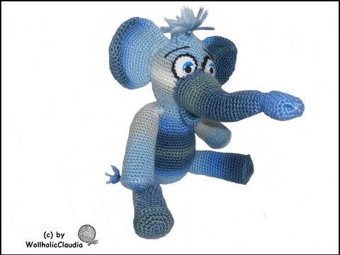 Häkelanleitung Elefant "Herr Rüssel"