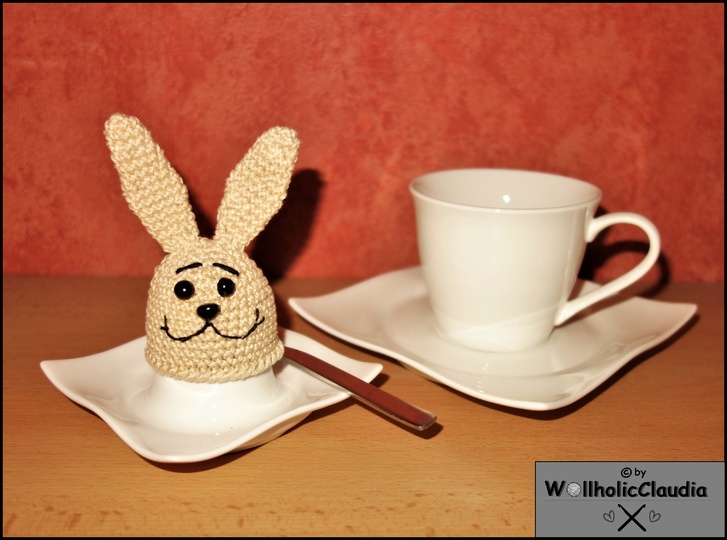 Häkelanleitung Eierwärmer Hase