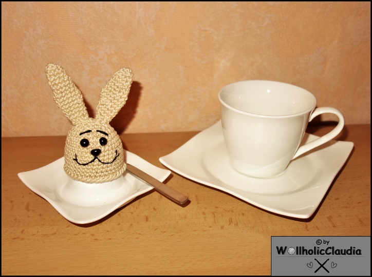 Häkelanleitung Eierwärmer Hase