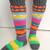 Crochet Colourful Knee High Socks, PDF Pattern