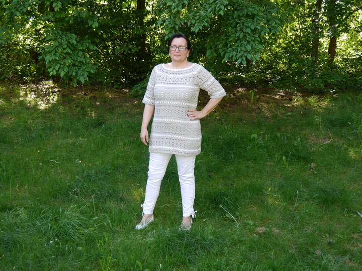 Häkelanleitung Netzshirt/Tunika alle Größen Spring Kollektion No.7