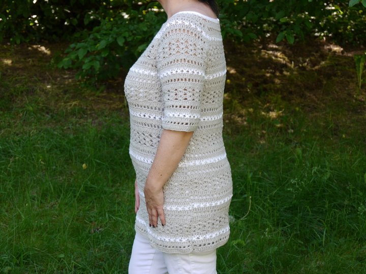 Häkelanleitung Netzshirt/Tunika alle Größen Spring Kollektion No.7