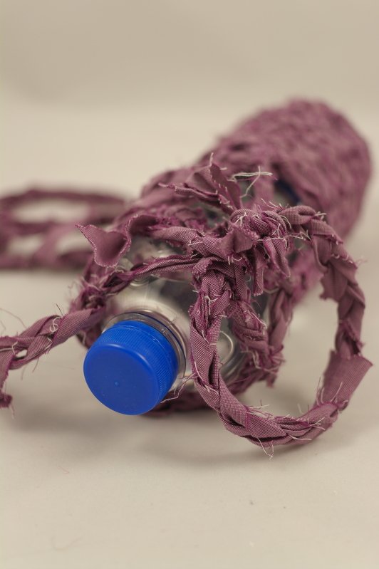 Upcycling Beach And Hiking Bottle Bag