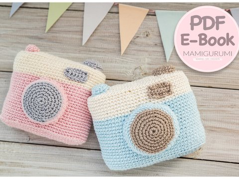 Häkelanleitung / e-book Kamera Fotoapparat "My first Cam" 