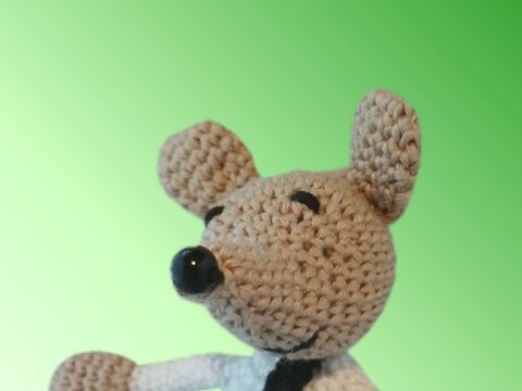 Häkelanleitung - Mäuserich - kaum Näharbeit