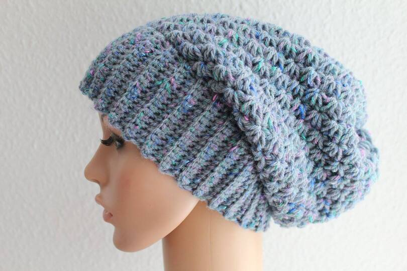 "Diva" Beaniemütze, Pdf-Häkelanleitung