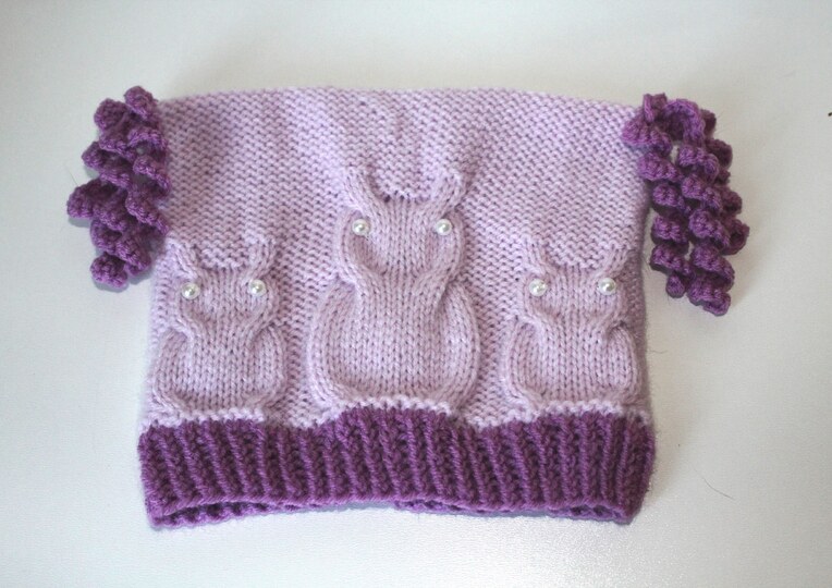 Strickanleitung Baby-Set Eulen, Mütze und Baby-Schuhe, ca. 5 - 12 Monate
