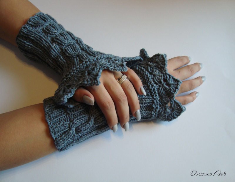 Strick / Häkel Anleitung für Stulpen as1402