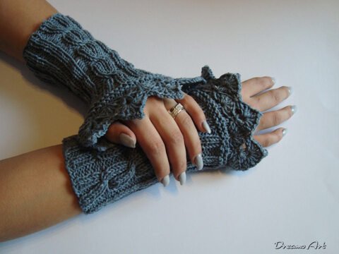 Strick / Häkel Anleitung für Stulpen as1402