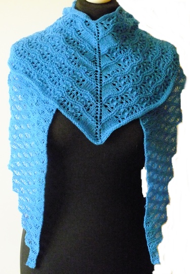 Strickanleitung Tuch Wemubasa Schaltuch Lochmuster Lace