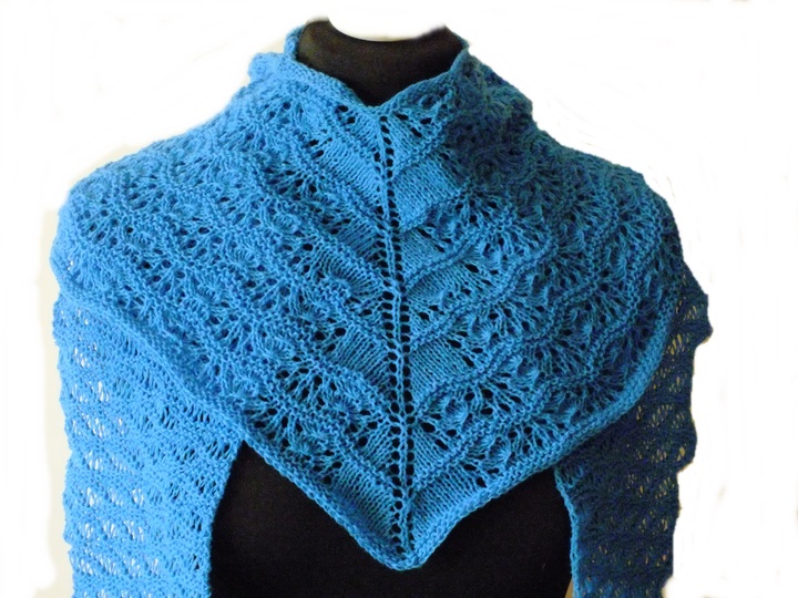 Strickanleitung Tuch Wemubasa Schaltuch Lochmuster Lace