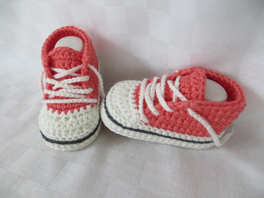 Häkelanleitung für Baby-Turnschuhe (#2)