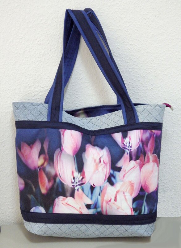 Nähanleitung Shopper Tulpina