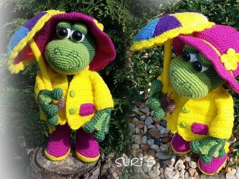 Gratis Häkelanleitung Wetterfroschdame Emelie