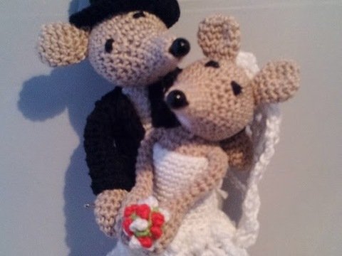 Häkelanleitung - Brautausstattung Mäuse - Zusatzanleitung!!!