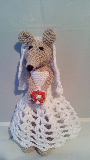 Häkelanleitung - Brautausstattung Mäuse - Zusatzanleitung!!!